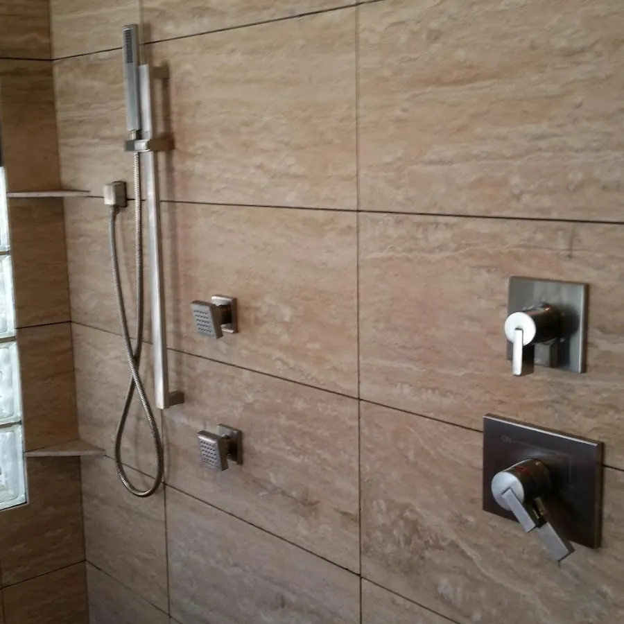 Shower fixture installation for Gas Line Repair in LaGrange